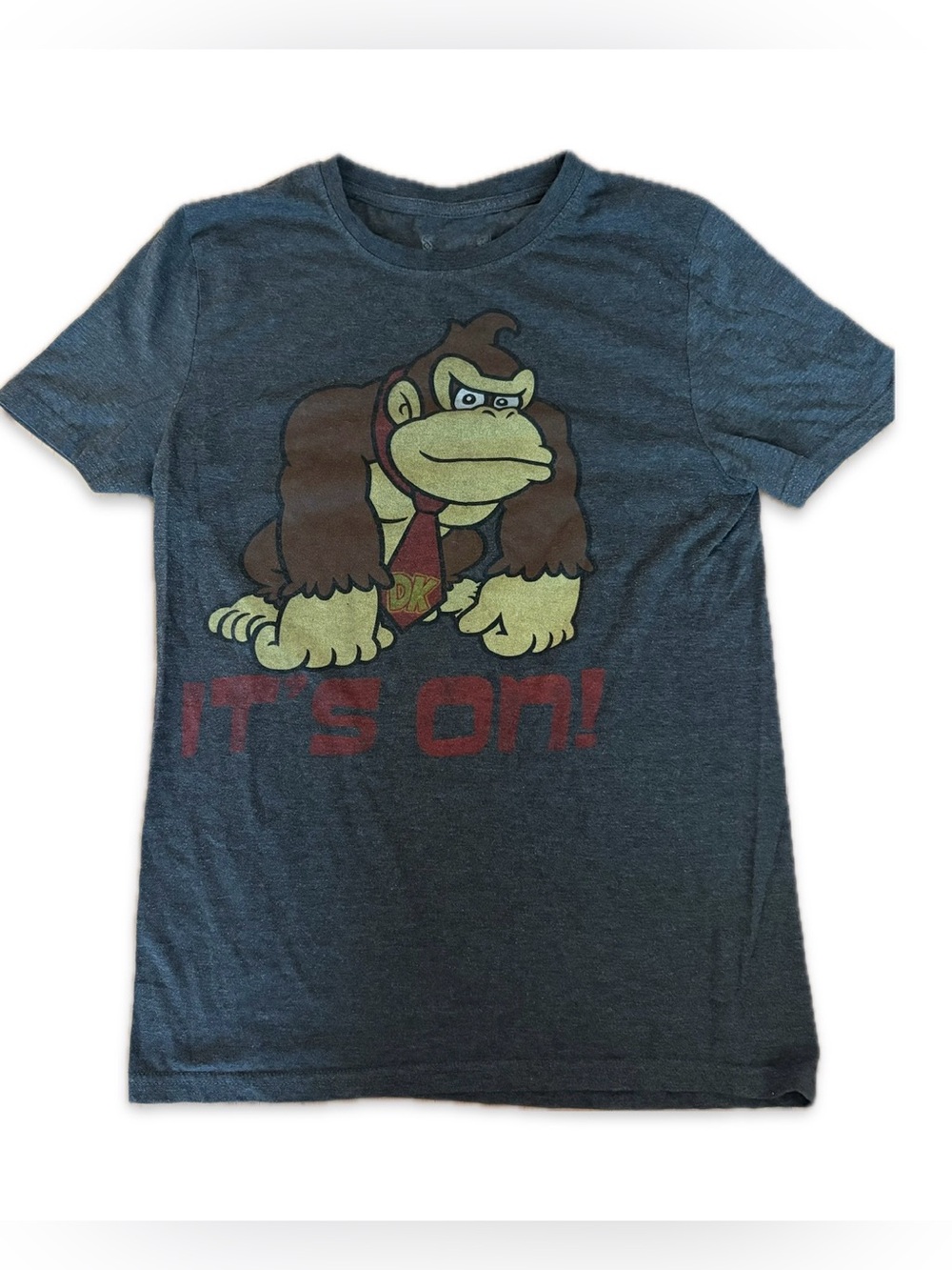 2 for $20 -Donkey Kong “It's On!” Graphic T-Shirt – Charcoal Grey Retro Nintendo